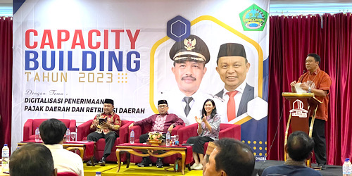 Bupati Boalemo, Ketua DPRD kabupaten Boalemo, Pemateri Kemendagri dan kepala Bank Indonesia Provinsi Gorontalo