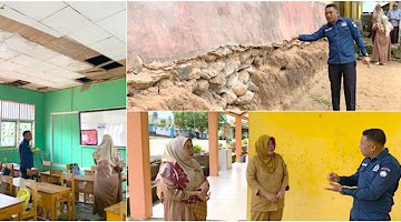 8 Kelas SD Pedalaman Boalemo Nyaris Ambruk, Aleg Arman Naway: Jangan Tunggu Roboh Baru bertindak