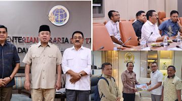 Lobi Pusat demi Rakyat, Bupati dan Wabup Boalemo “Jemput Bola” Anggaran Infrastruktur dan Pertanahan