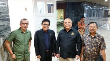 Gandeng Rusli Habibie, Wabup Boalemo Serahkan Proposal Infrastruktur ke Pimpinan Komisi V DPR RI