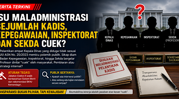 Isu Maladministrasi Sejumlah Kadis di Boalemo, Kepegawaian, Inspektorat dan Sekda Cuek?