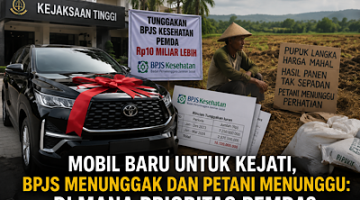Mobil Baru untuk Kejati, BPJS Menunggak dan Petani Menunggu: Di Mana Prioritas Pemda?