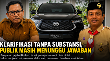 Masih soal mobil yang di pinjam Kejati, Klarifikasi Jubir Pemda dan Kabag Umum tidak substantif