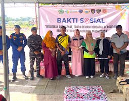 Perangi DBD dan Malaria, Pemuda Patimura Kolaborasi Lintas Sektor Gelar Bakti Sosial di Tilamuta