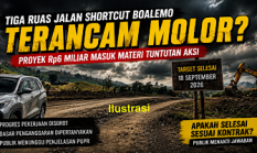 Tiga Ruas Jalan Shortcut Boalemo Terancam Molor, Masuk Materi Tuntutan Aksi