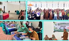 Tracing TBC Dirangkaikan BERMINAT, Puskesmas Berlian Gelar Pelayanan Kesehatan Gratis di Desa Mutiara