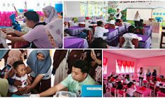 Cegah Campak Hingga Difteri, Tim BIAS Puskesmas Belian Turun ke Sekolah-Sekolah