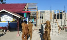 Kawal Revitalisasi Pendidikan, Bupati Rum Pagau Cek 20 Sekolah di Paguyaman