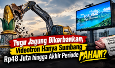 Tugu Jagung Dikorbankan, Videotron Hanya Sumbang Rp.48 Juta hingga Akhir Periode PAHAM?